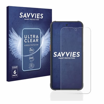 Savvies - Screenprotector voor Blackview BV5200 - Folie Beschermfolie transparant 6 Stuks