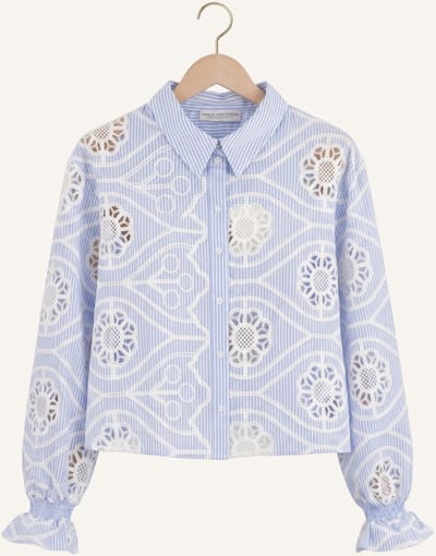 Amaya Amsterdam Tara Blouse Blouses Dames - Lichtblauw - Maat L