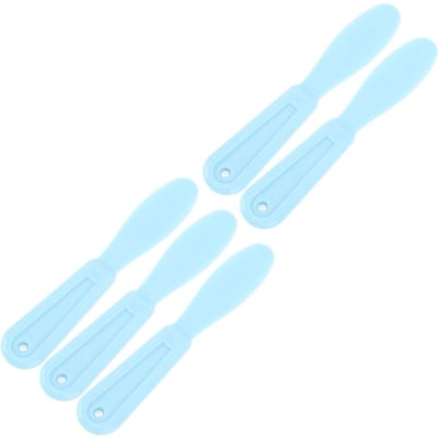 5 stuks Tandheelkundige Plastic Gips Spatels Mengmes voor Alginaat Afdruk Gips Materialen Licht lichtblauwe kleur