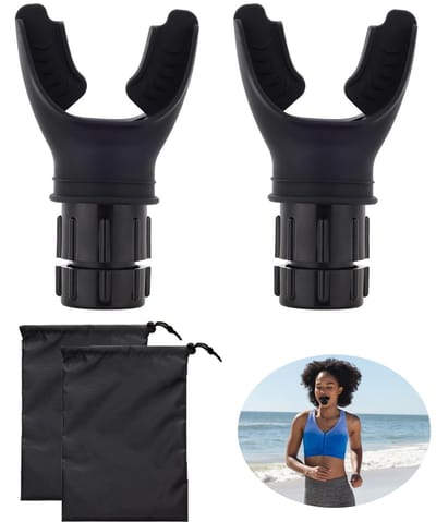 Unyqoos® Set van twee ademtrainers voor verbeterde longcapaciteit en ademcontrole