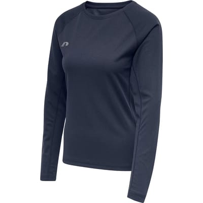 Newline Damen T-Shirt Women'S Core Running T-Shirt L/S Black Iris-XL
