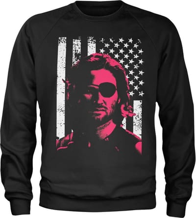 Escape From New York Sweater/trui -S- Plissken Stars And Stripes Zwart