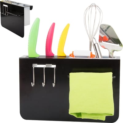 Messenrek en Keukenorganizer met Messendroger