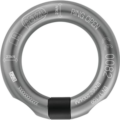 Petzl ring open dark grey