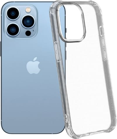 Hoesje Geschikt voor iPhone 14 pro Bescherm siliconen transparant case Back Cover Hoes