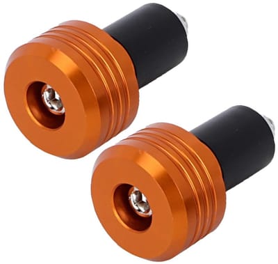 Dailygoods- Stuurgrepen 22 mm Aluminium - Handvatten Motorfiets - Accessoires - Oranje - Hoogwaardige Kwaliteit - Verbeterde Prestaties