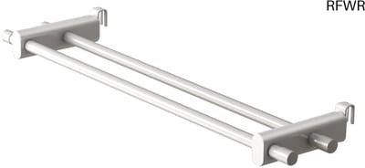 RFWR® Hittebestendig Radiator Handdoekrek met Dubbel Paneel - Ideaal voor Handdoeken en Kleding