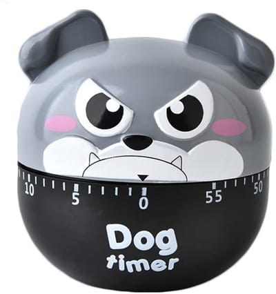 Allecto - Mechanische Keukentimer - Eierwekker - Handmatige Timer - Grijs - Kookwekker voor 60 minuten - Perfect voor in de keuken - Geschikt voor ...