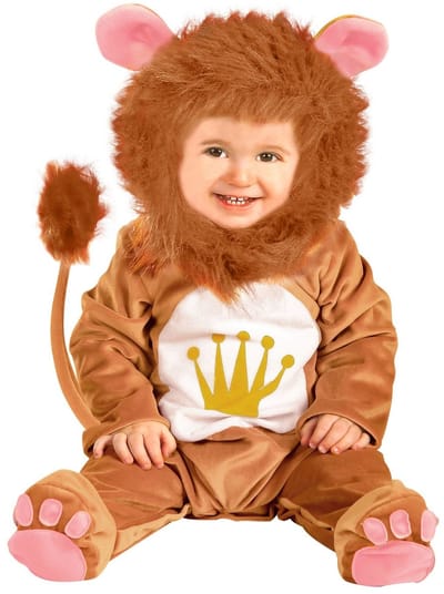 Leeuwen pak baby Leo