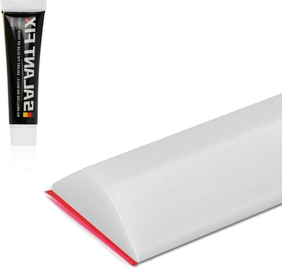 Wetkamer vloerbarrière, douchedrempel en waterdichte strip voor keuken en badkamer, 1 meter met 20g lijm, perfect voor waterdicht maken van douche en badruimte