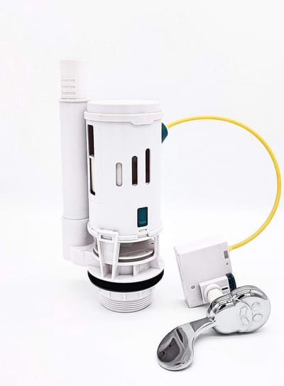 Toilet Spoelklep - Universele Klep - Toilet Reparatie - Verstelbare Uitlaat - 1.5 en 2 Inch - Wit
