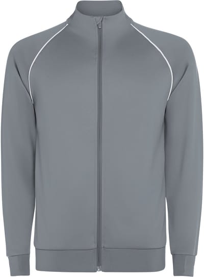 Sportshirt lange mouwen kleur Grijs maat L model Valier Reflecterende biezen