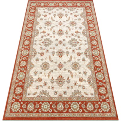 Kleden Rugsx Wollen tapijt SOHO 477.15.LA103 OSTA Ornament, lij 80x160 cm