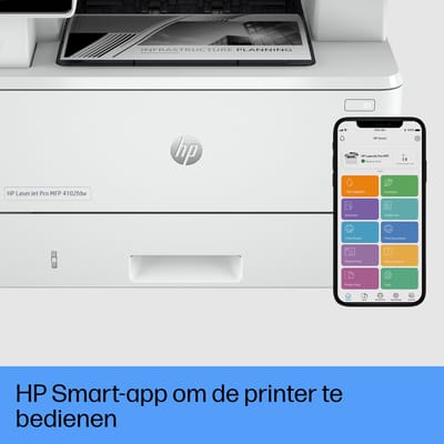 HP LaserJet Pro 4102fdw Draadloos Multifunction Zwart-wit Printer, Kopieerapparaat, scanner; dubbelzijdig