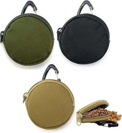 Honden Trainingszak Set van 3, Waterdichte Snackzak voor Puppy Training met Rits en Carabiner, Ideaal voor Wandelen en Beloningen