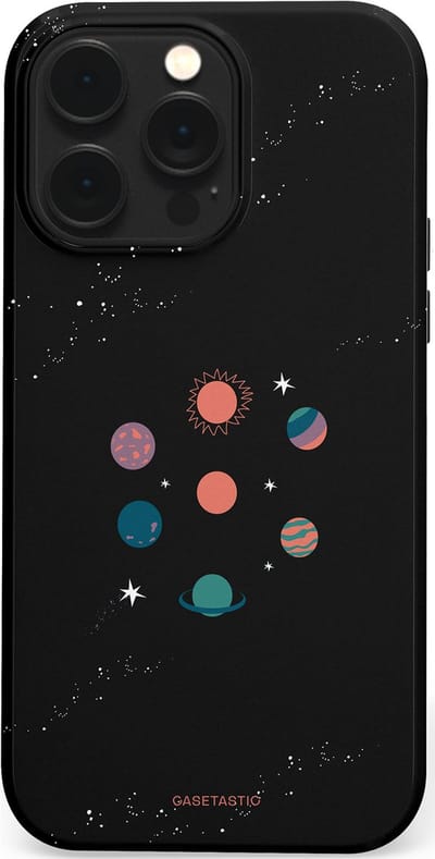 Casetastic Hoesje Geschikt voor Apple iPhone 14 Pro Max Magsafe - Stijlvolle Beschermende Duo-layer Case - Universum familie