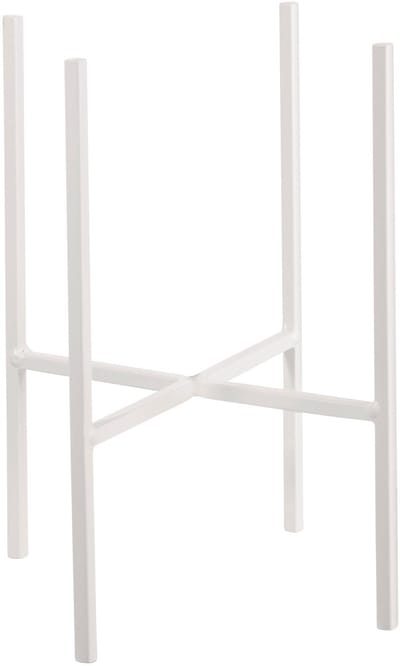 ASA Selection haruko metalen standaard, metalen standaard, standaard, voor vazen, bloempotten, wit, H 26,2 cm, 99081950