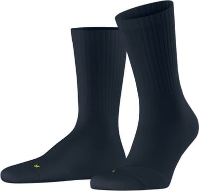 FALKE Run Rib Crew lichte padding katoen functioneel materiaal Sokken unisex blauw - maat 35-36