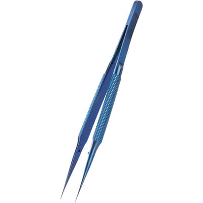 Ti Legering Pincet Microscoop Moederbord Vingerafdruk Jumper Draad Reparatie Telefoon Soldeerpunt Puntig blue