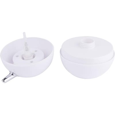 Boîte à Savon Shampooing de Salle de Bain Distributeur Désinfectant Pompe à Lotion Liquide 380ml(blanc)