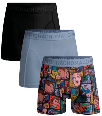 Muchachomalo – Boxershorts Boys – 3 Pack – Jongens Ondergoed – 95% Katoen – Maat 146/152