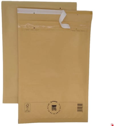 heykapak I19 Serie - Bruine Bubbel Envelop - 320x455mm - 50 stuks - FSC Gecertificeerd