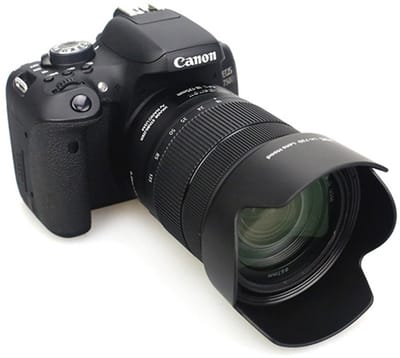 JJC EW-73D Zonnekap Canon EF-S 18-135mm