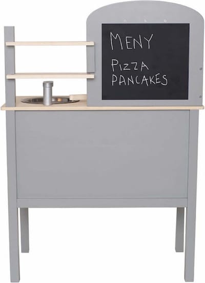 Jabadabado Speelkeuken - Hout - Grijs - Kinderkeuken