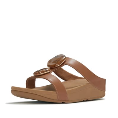 Fitflop Sandalen Fino Marbled-Stone H-Bar Slides