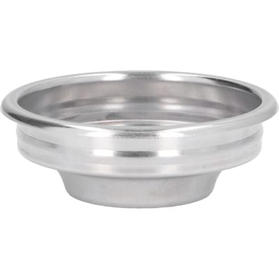 Filtre porte-filtre 1 tasse en acier inoxydable, panier filtrant poreux pour poignée de 58 mm L white