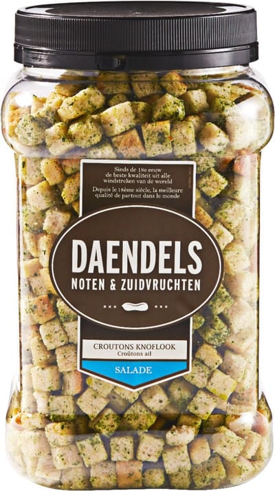 Daendels Salade crouton knoflook-fijne kruiden - Fles 700 gram