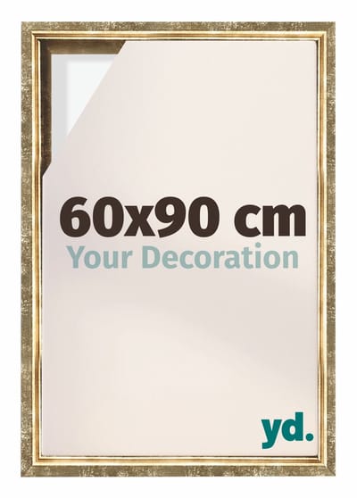 Your Decoration - Baklijst 60x90 cm - Goud Antiek - Baklijst voor Canvas - MDF - Lyon