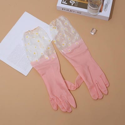 1 Paar Afwashandschoenen Dik En Duurzaam Kleding Wassen Handschoenen Waterdicht Antislip Huishoudhandschoenen