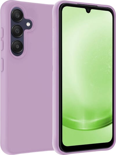 Hoesje Geschikt voor Samsung Galaxy A25 - Sterk & Shockproof - Hoes Cover - Siliconen Case - Lila