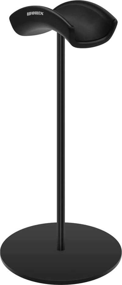 Wonix® - headset stand - headset houder - koptelefoon standaard - koptelefoon houder - hoofdtelefoon houder - headphone stand - ludic zwart