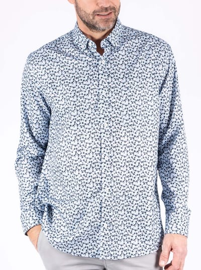 Pre End - Lange mouw overhemd - Mannen - 3XL - Licht blauw - Polyester - 31-100568