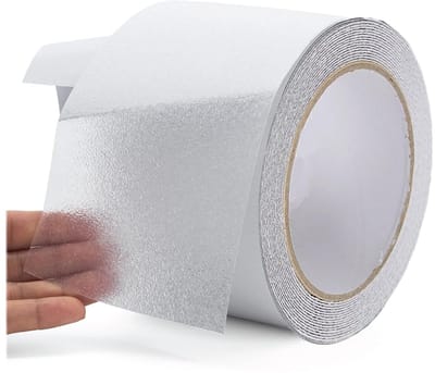 Non-slip trap tape 5 cm x 20 m - Zelfklevende, waterdichte en transparante antislipstrip voor trappen en ladders, binnen en buiten