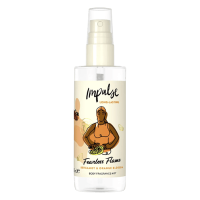 Impulse Fearless Flame Bergamot & Orange Blossom Langdurige Geparfumeerde Body Mist - 100 ml