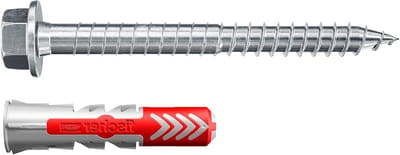 Universele pluggen - Bevestigingspluggen - Allround bevestigen - Intelligente 2-componenten technologie - 8 x 40 mm - Rood