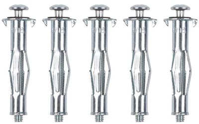 Kreator Hollewandplug KRT619004 - 4x38mm - 5 stuks