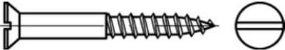 houtschroef verzinkt platkop 3.5 x 40mm 25 stuks