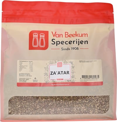 Van Beekum Specerijen - Za'atar - 900 Gram (hersluitbare stazak)