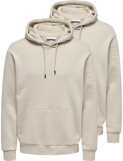 Only & Sons Heren hoddie 2 pack Ceres