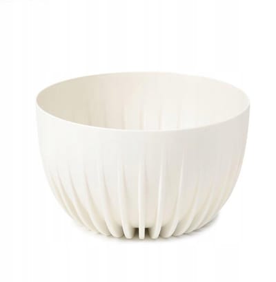 MIRA Ronde Pot 24cm Krem - Stijlvol Design voor Binnen & Buiten