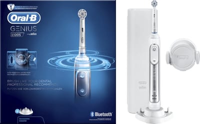 Oral-B Genius 8100S - Elektrische Tandenborstel - Zilver
