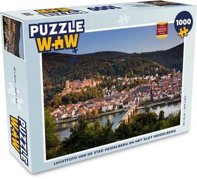 Puzzel Heidelberg - Slot - Bergen - Legpuzzel - Puzzel 1000 stukjes volwassenen