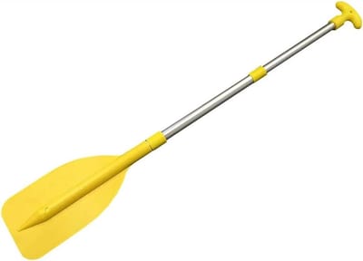 Telescopische Peddel - Verstelbare Oar - Watersport Boot - Ruimtebesparend Ontwerp - 54 cm - Geel