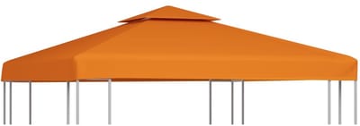 Paviljondak Reserveonderdelen - Universeel Partytent Dak 3x3 m - Luxe Dubbellaags Gazebo Canopy met PVC-coating - 310 g/m² Waterdicht Reserve-dak - Oranje