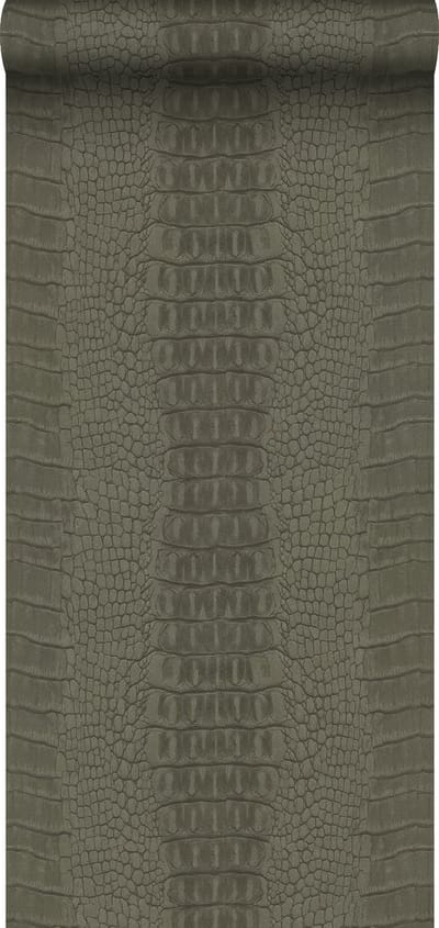 Origin Wallcoverings behang krokodillenhuid taupe - 347774 - 0,53 x 10,05 m