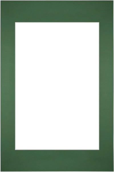 Passe-Partout Fotomaat 30x45 cm - Lijstmaat 40x60 cm - Groen Bos - Museumkarton - Fotolijst niet inbegrepen